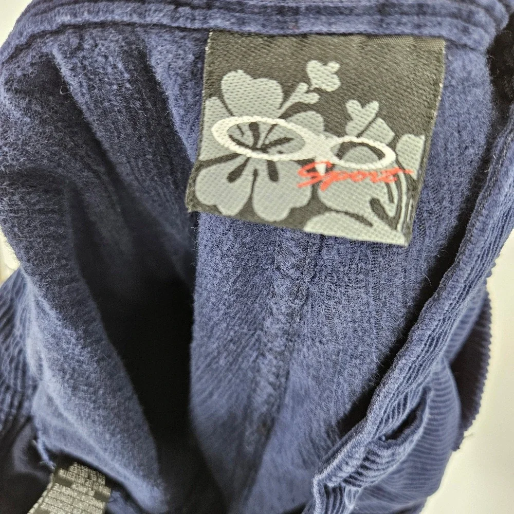 Vintage OP Ocean Pacific Shorts Mens 36 Blue Corduroy Casual Outdoors Preppy